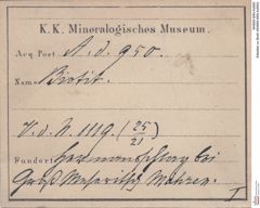 Etiketten zu Biotit (NHMW-MIN-Ad950)